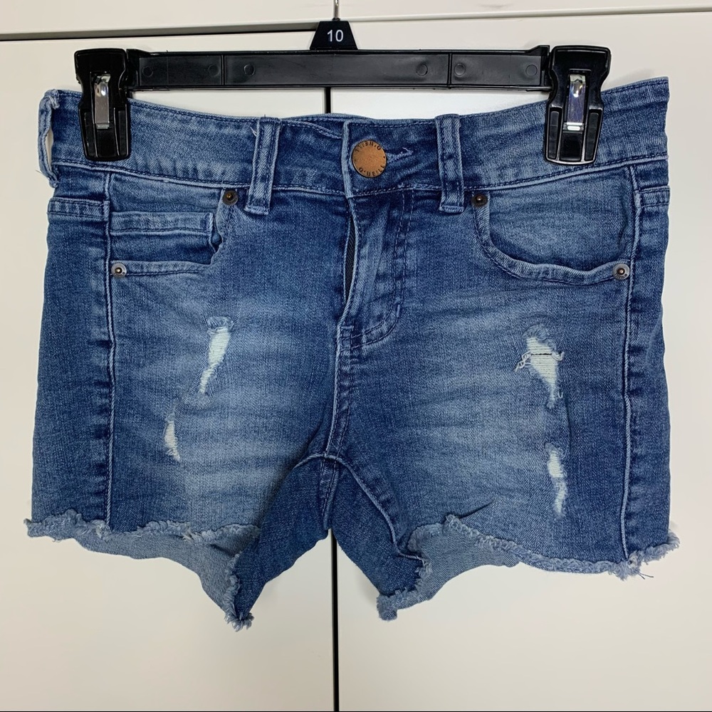 O’Neill Denim Cut-Off Distressed Jean Shorts